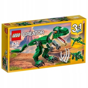KLOCKI LEGO CREATOR 31058 POTĘŻNE DINOZAURY