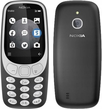 Telefon komórkowy Nokia 3310 (2017) 4 MB / 16 MB 3G czarny