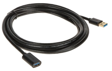 Przewód multimedialny Wtyk USB-A/Gniazdo USB-A, 3m