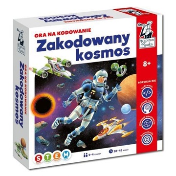 ZAKODOWANY KOSMOS - Gra na kodowanie KAPITAN NAUKA