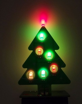 Świąteczna choinka LED Bożonarodzeniowe drzewko, DIY, AVTXMAS4