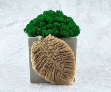 БЕТОННЫЙ ЦВЕТОЧНЫЙ ГОРШОК С МИКРОКЛИМАТОМ МХА