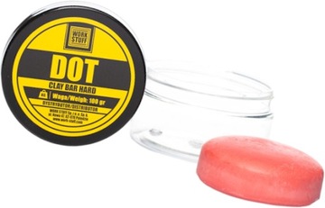 WORK STUFF DOT Clay Bar Hard, 100 г, твердая глина для очистки краски