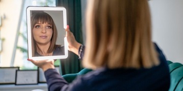 Зеркало для макияжа Humanas HS-ML02 белое_OUTLET