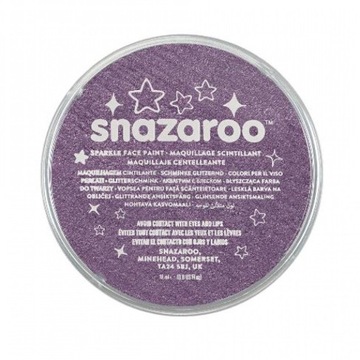 Snazaroo Farba do ciała 18 ml Sparkle: Lilac