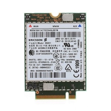 MODEM WWAN ERICSSON N5321 DO LAPTOPÓW LENOVO