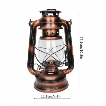 LAMPA NAFTOWA Z UCHWYTEM KNOT NA OLEJ 27,5Cm