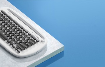 Klawiatura bezprzewodowa Remax (biała)