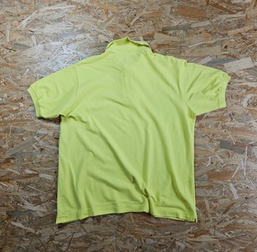 Koszulka Polo T-shirt LACOSTE Zółta Nowy Model Męska Casual 5 / L