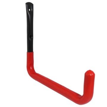 HAK na ścianę do garażu Czarny z gumą 29cm M.374