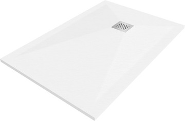 MEXEN STONE+ BRODZIK PROSTOKĄTNY KOMPOZYTOWY 100 x 70 CM BIAŁY