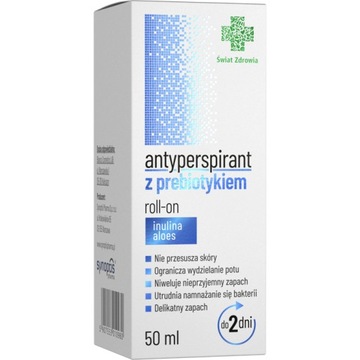 ANTYPERSPIRANT Z PREBIOTYKIEM ALOES INULINA