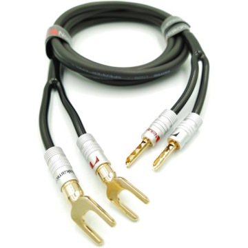 Reproduktorový Kabel Nakamichi 2x2,5 mm vidlice Bfa 2 m