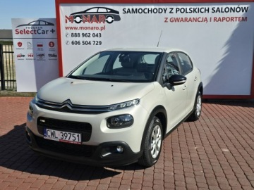 Citroen C3 III Hatchback 1.2 PureTech 68KM 2017 Citroen C3 1.2 Benzyna Perłowy lakier Klimatyzacja Zadbany Zamiana FV-Marża, zdjęcie 4