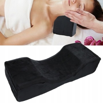 ПОДУШКА СТИЛИСТА ДЛЯ НАРАЩИВАНИЯ РЕСНИЦ С КАРМАНАМИ, ЧЕРНАЯ