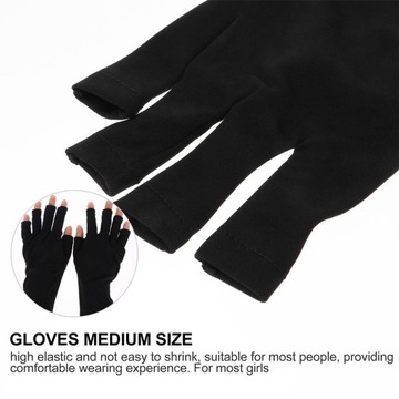 1 ПАРА УФ-ПЕРЧАТОК ЗАЩИТНЫЕ ПЕРЧАТКИ С УФ-ГЕЛЕМ