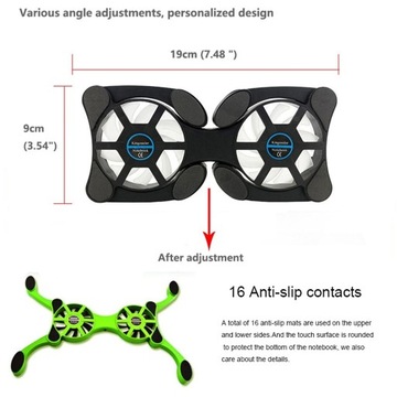 Охлаждающая подставка для ноутбука, кулер для ноутбука