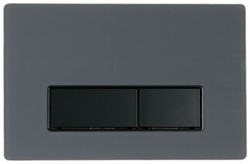 Przycisk Frida szkło gun metal pasuje do stelaża wc Geberit Duofix UP320