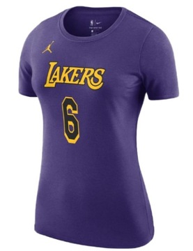 Koszulka damska Nike Tee NBA LA Lakers James #6 DV6345504 XL