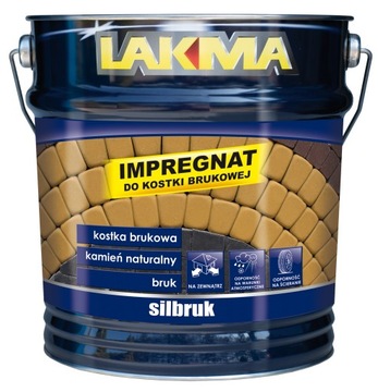 LAKMA SILBRUK Impregnat do Kostki Brukowej Betonu Odporny Bezbarwny 10L