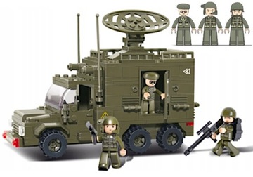 Кирпичи Командный центр TRUCK RADAR Военная АРМИЯ 4 ФИГУРКИ + ОРУЖИЕ LEGO