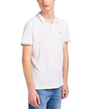 Koszulka Lee PIQUE POLO 112349973 Bright White XL