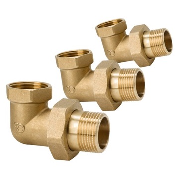 ŚRUBUNEK KĄTOWY GW GZ 1” DN25 MOSIĘŻNY DIAMOND