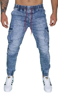 МУЖСКИЕ БРЮКИ-КАРГО, ДЖИНСЫ-ДЖОГГЕРЫ С КАРМАНАМИ