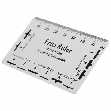 Измерительная линейка измерителя действия струны