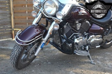 Защитные дуги+ходунки VTX 1300 CUSTOM RETRO MATT BLACK