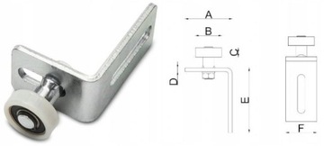 ТЕЛЕЖКА ДЛЯ ОТКАТНЫХ ВОРОТ КОМПЛЕКТ 80х80