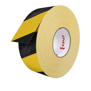 Taśma OSTRZEGAWCZA BHP 50mm/33m żółto-czarna