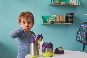 Обеденный термос для еды 335мл Lilac Pop B.BOX