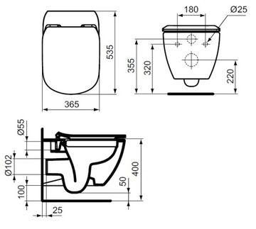 6 в 1 РАМА TECE ДЛЯ СКРЫТОГО МОНТАЖА + СИДЕНЬЕ ДЛЯ УНИТАЗА БЕЗ ФИРМЕННОЙ ВЕРСИИ!