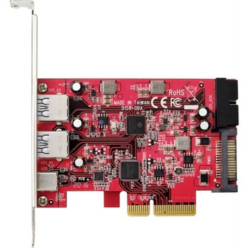 Karta kontrolera USB 3.2 Gen 2 Renkforce PCIe x4