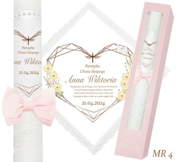 БЕЛАЯ ОДЕЖДА И КРЕЩЕСТВЕННАЯ СВЕЧА КРЕЩЕННОЕ ИМЯ