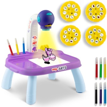 Проектор для навчання малювання проектор зі слайдами 32 шт. RICOKIDS творчий