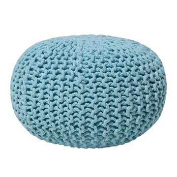 Puf 40 x 25 cm jasnoniebieski CONRAD