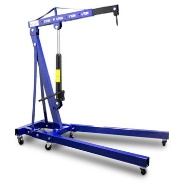 Гидравлический кран мастерской 2Т, складной, грузоподъемность до 2000 кг.