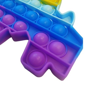 POP IT АНТИСТРЕССОВАЯ ИГРУШКА Самолет-ракета