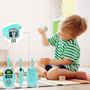 Krótkofalówka Walkie Talkie dla dzieci 2 sztuki DJ100 3KM