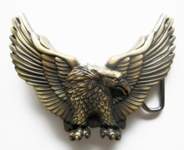 Orzeł eagle klamra spinka kopla brązowa do pasa