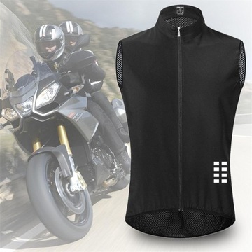 Men s High Visibility Safety Running Cycling Vest Reflective, Breathable L