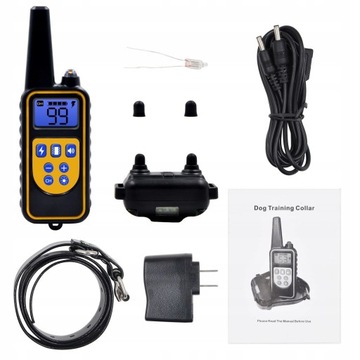 ЭЛЕКТРОТРЕНИРОВОЧНЫЙ ОШЕЙНИК ДЛЯ СОБАК 800М ДИСТАНЦИОННЫЙ