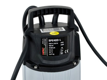 НАСОС ДЛЯ ГРЯЗНОЙ ВОДЫ NAC 400ВТ 9000Л/Ч SPE40D-L