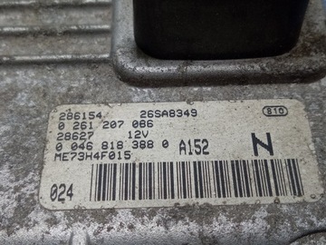 FIAT STILO 1.2 16V ŘÍZENÍ MOTORU 26SA8349