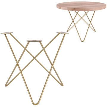 Podstawa do stolika metalowa hairpin loft 40 cm stelaż meblowy stolik