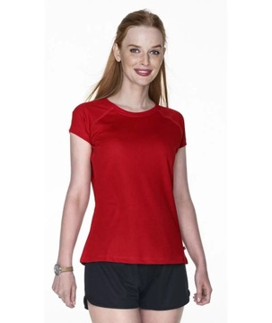 t-shirt promostars damski czerwony XS