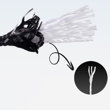 Диаметр 3 мм, длина 50 м Веревка палаточная нейлоновая, черная