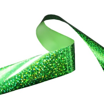 WSTĄŻKA TASIEMKA OZDOBNA ŚWIĄTECZNA PREZENTOWA BŁYSZCZĄCA 10 M / 1,7 CM Ś3